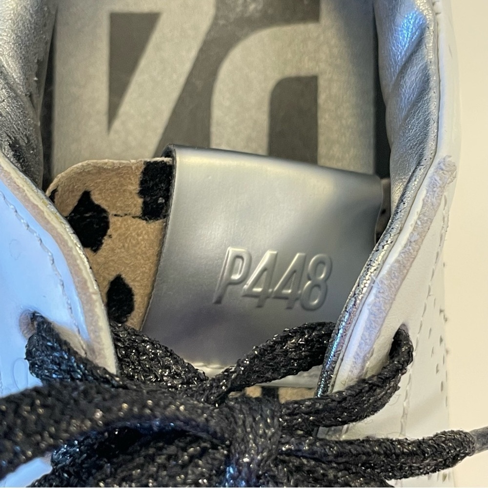 P448 S20 John Animal Print Leather Sneakers - Picture 6 of 9